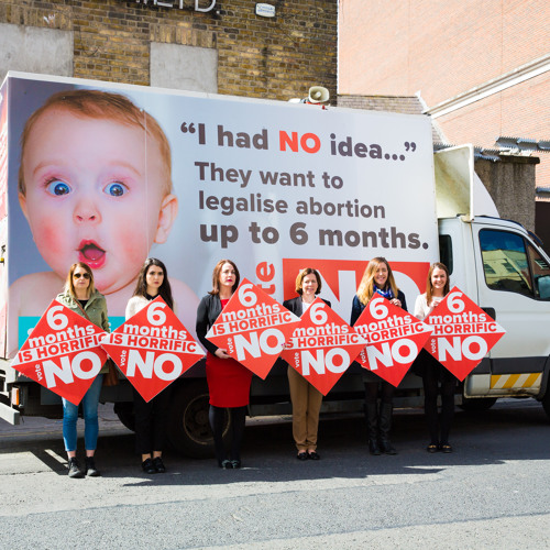 This is abortion up to SIX MONTHS position paper and billboard launch