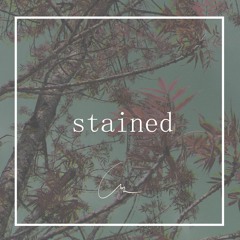 "stained"