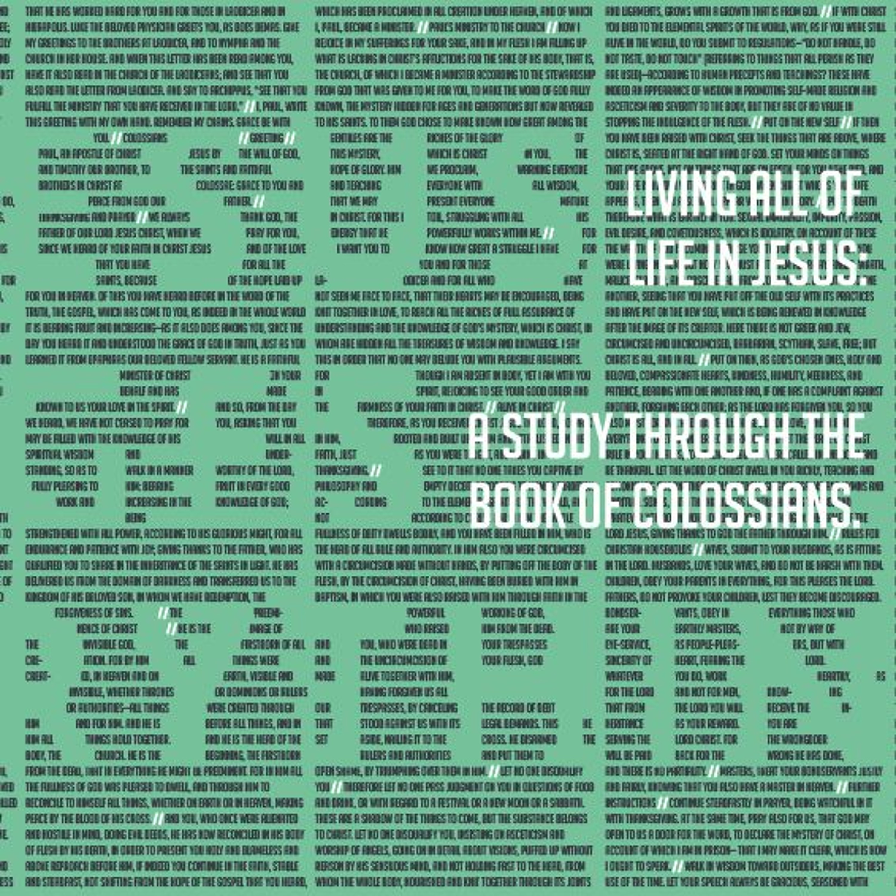Colossians 1:24-2:5 - James Bonney - April 29, 2018 episode artwork