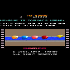 Pac-Mania - Block Town (Arcade)