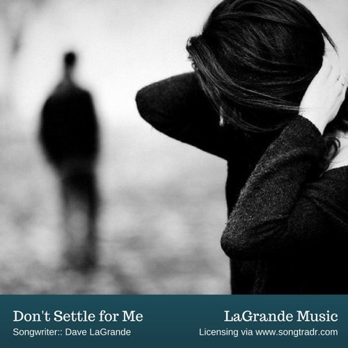 Don't Settle for Me (Female Vocals)