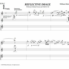 Reflective Image - for oboe, sopr. saxophone, and computer (1989)