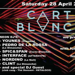 Pedro De La Rossa @ carte blanche neon night 28/04/2018