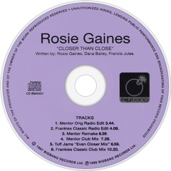 Midi Logic remix of "Closer than close" by Rosie Gaines