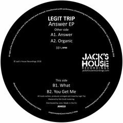 A1 Legit Trip - Answer (Preview) Vinyl Only