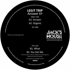 B1 Legit Trip - What (Preview) Vinyl Only