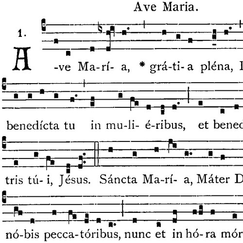 Stream Ave Maria (Gregorian Chant) by Rebecca Gorzynska on desktop and mobi...
