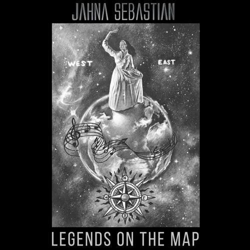 'LEGENDS ON THE MAP' album by Jahna Sebastian (produced by Jahna Sebastian 2018)