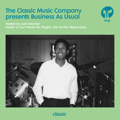 Business As Usual May 2018: Luke Solomon + Special Guest Black Loops