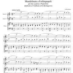 Mandolinata - 2ocarine & Piano