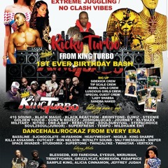 RICKY TURBO BDAY BASH - SAC/DJ WIZ/MILITARY/ONE A DAY/BLACK REACTION/BLACK MAGIC  @TOPAZ 4.5.18