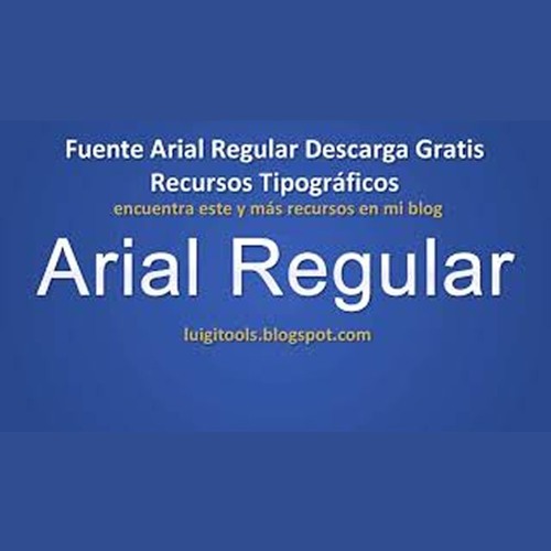 fuente arial negrita fuente arial negrita