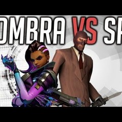 "SOMBRA VS SPY RAP BATTLE" By JT Music (Overwatch Vs TF2)