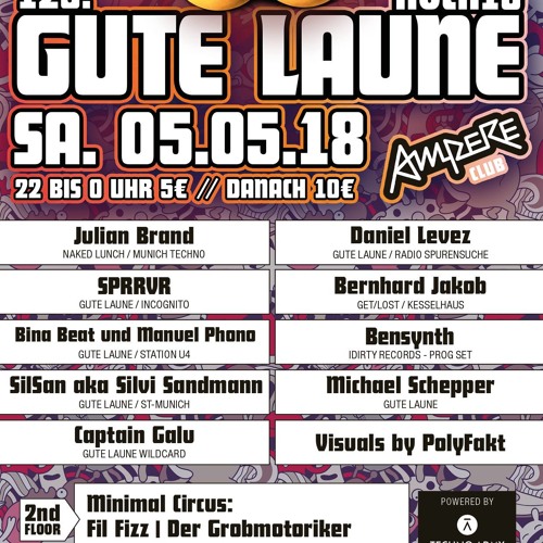 BENSYNTH @ Ampere Munich / Gute Laune Hoch 10 (Closing Prog Set)