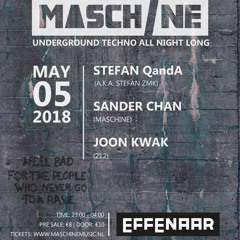 Stefan QandA @ Maschine 5 @ Effenaar Eindhoven 05-05-2018 [ techno | house | acid ]