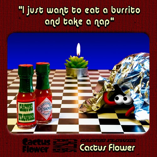 Cactus Flower - i just want to eat a burrito and take a nap 🌯💤