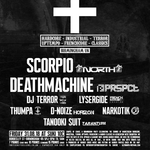 D-Noize - Chapel Of Chaos 31.08.18 Birmingham UK Promo Mix