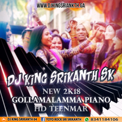 Gollamallama Piano ''Full Theenmar'' Remix By Dj King Srikanth Sk