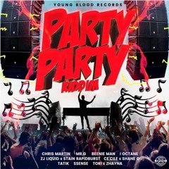 PARTY PARTY RIDDIM MIX - YOUNG BLOOD RECORDS - MAY 2018