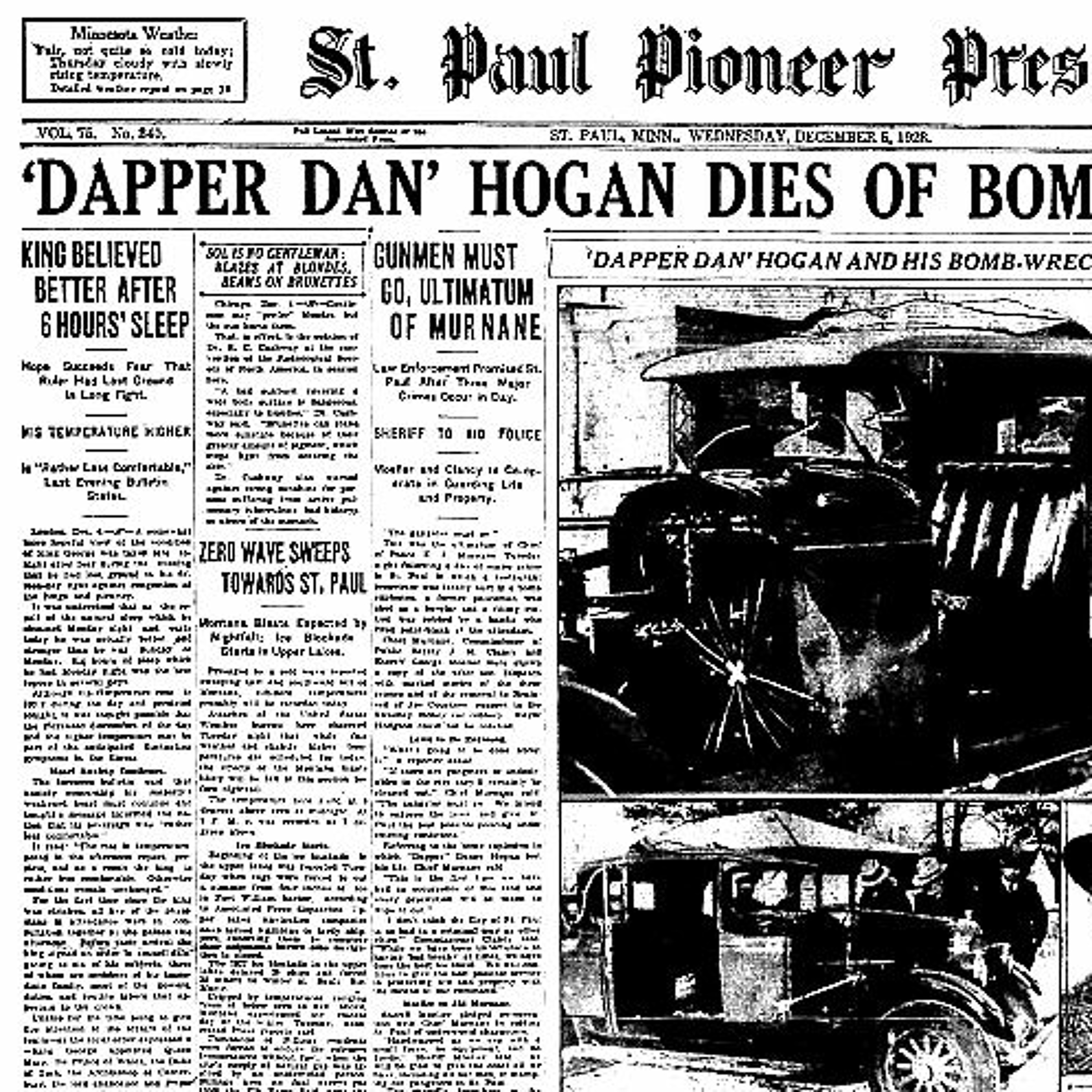 1928 Car Bombing That Killed St. Paul Mob Boss Still Unsolved episode artwork