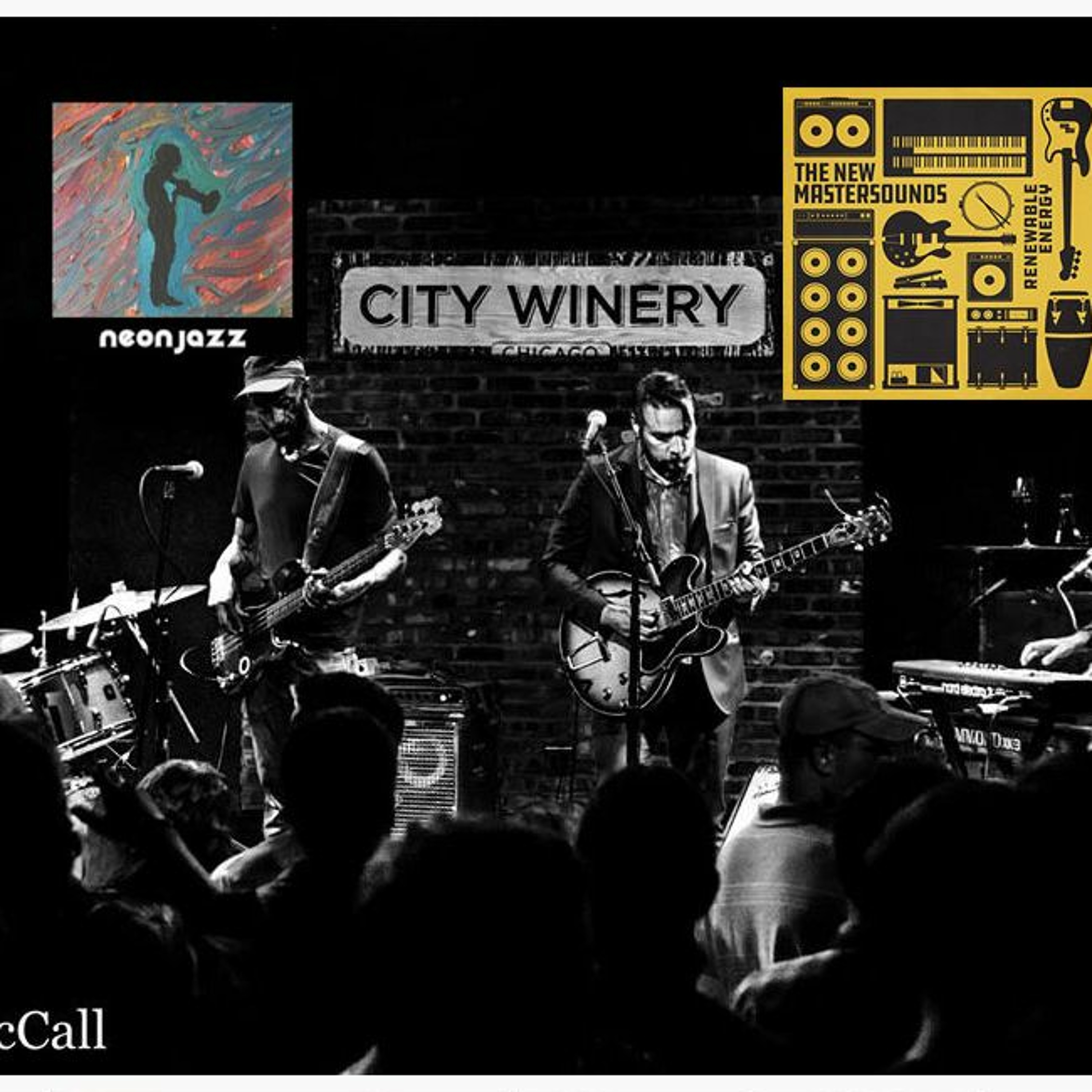 Guitarist Eddie Roberts the Jazz Group The New Mastersounds Plugs Neon Jazz episode artwork