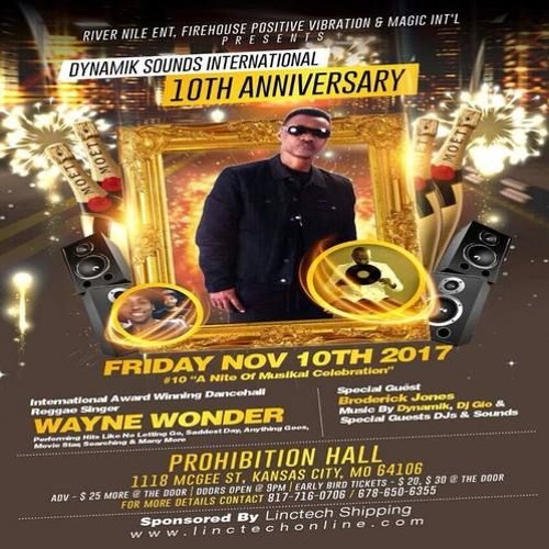 Dynamq / Wayne Wonder 10/17 KC (Dynamq Sounds Intl 10th Anniversary)