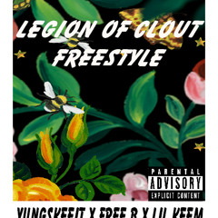 Legion Of Clout Freestyle - YungSkeeit X Free B X LIL HAKEEM(prod.oakerdidit x lil vidi)