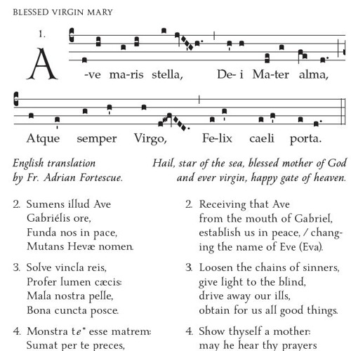 Ave Maris Stella (Gregorian Chant - Roman Liturgy)
