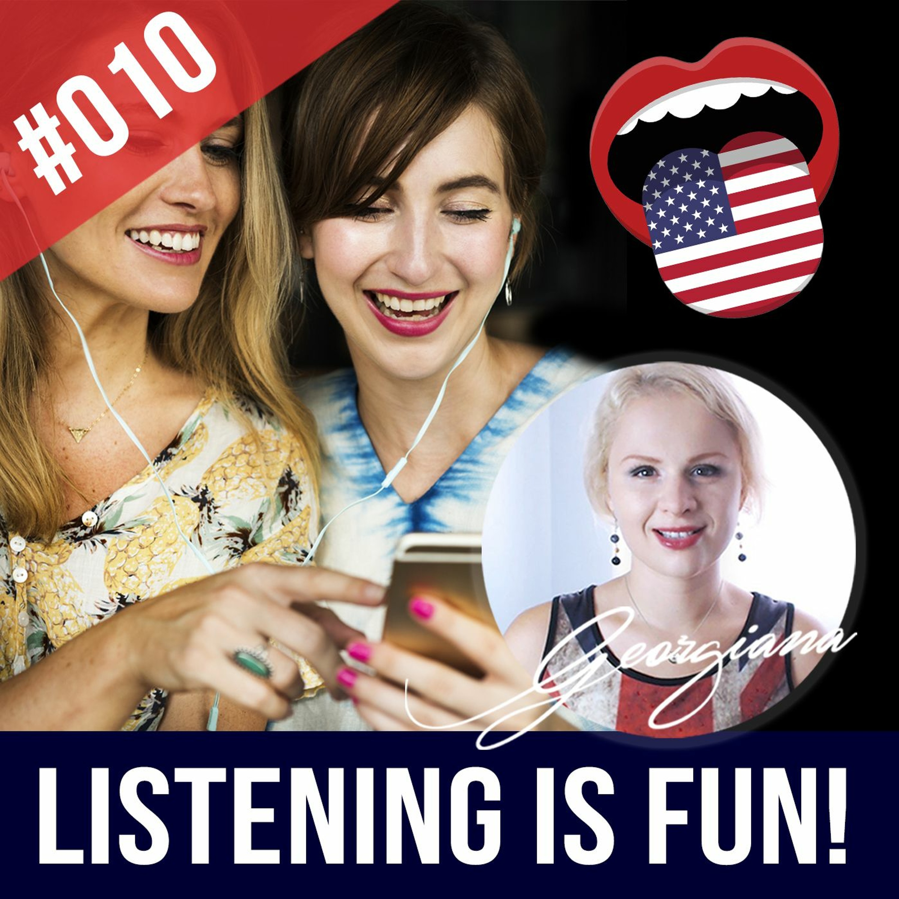 #010 Techniques that make English Listening Fun episode artwork