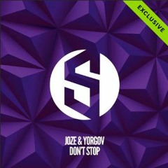 JOZE,YORGOV - DON'T STOP (RADIO VERSION)[SIN RECORDS] OUT NOW