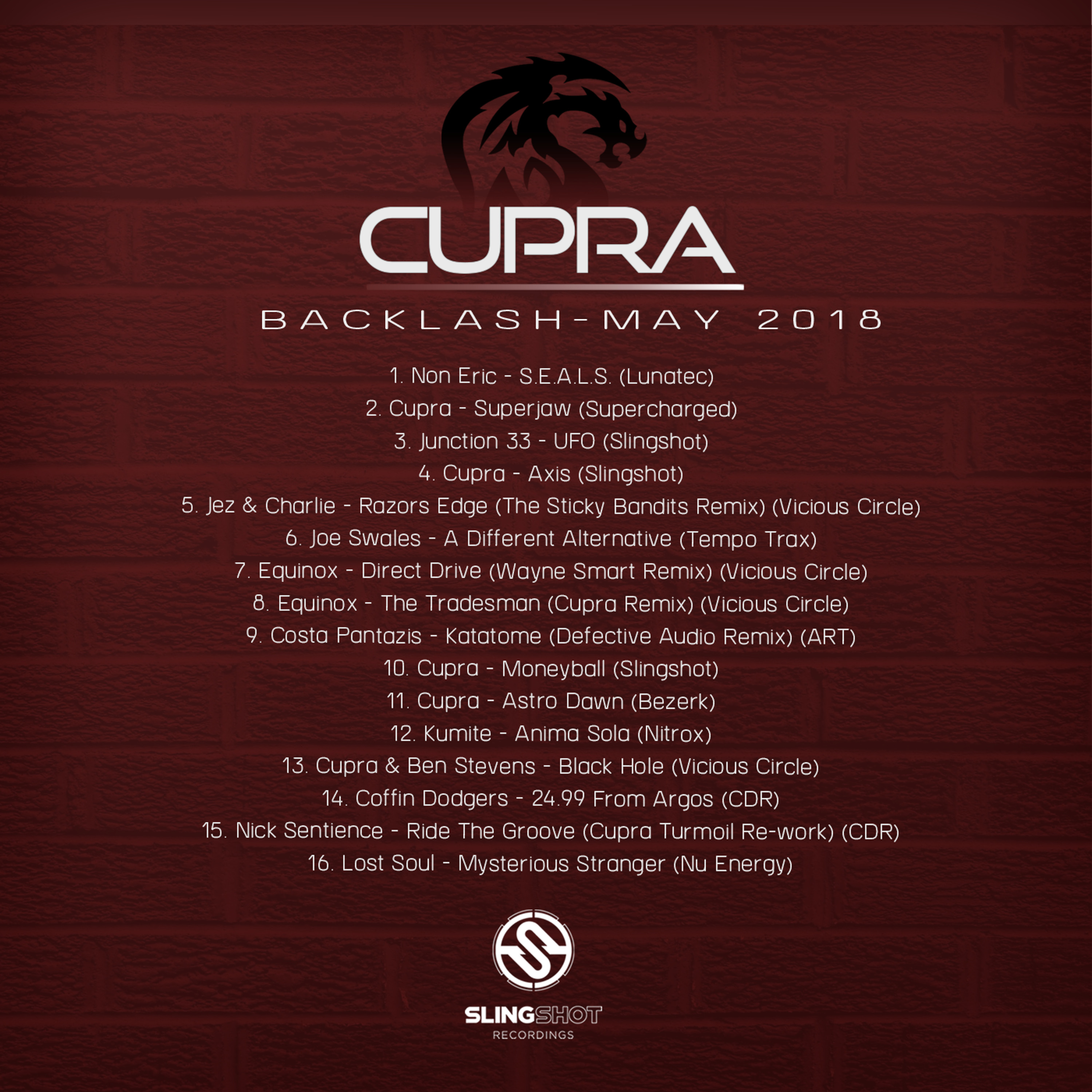 Cupra - 'Backlash' May 2018 Mix episode artwork