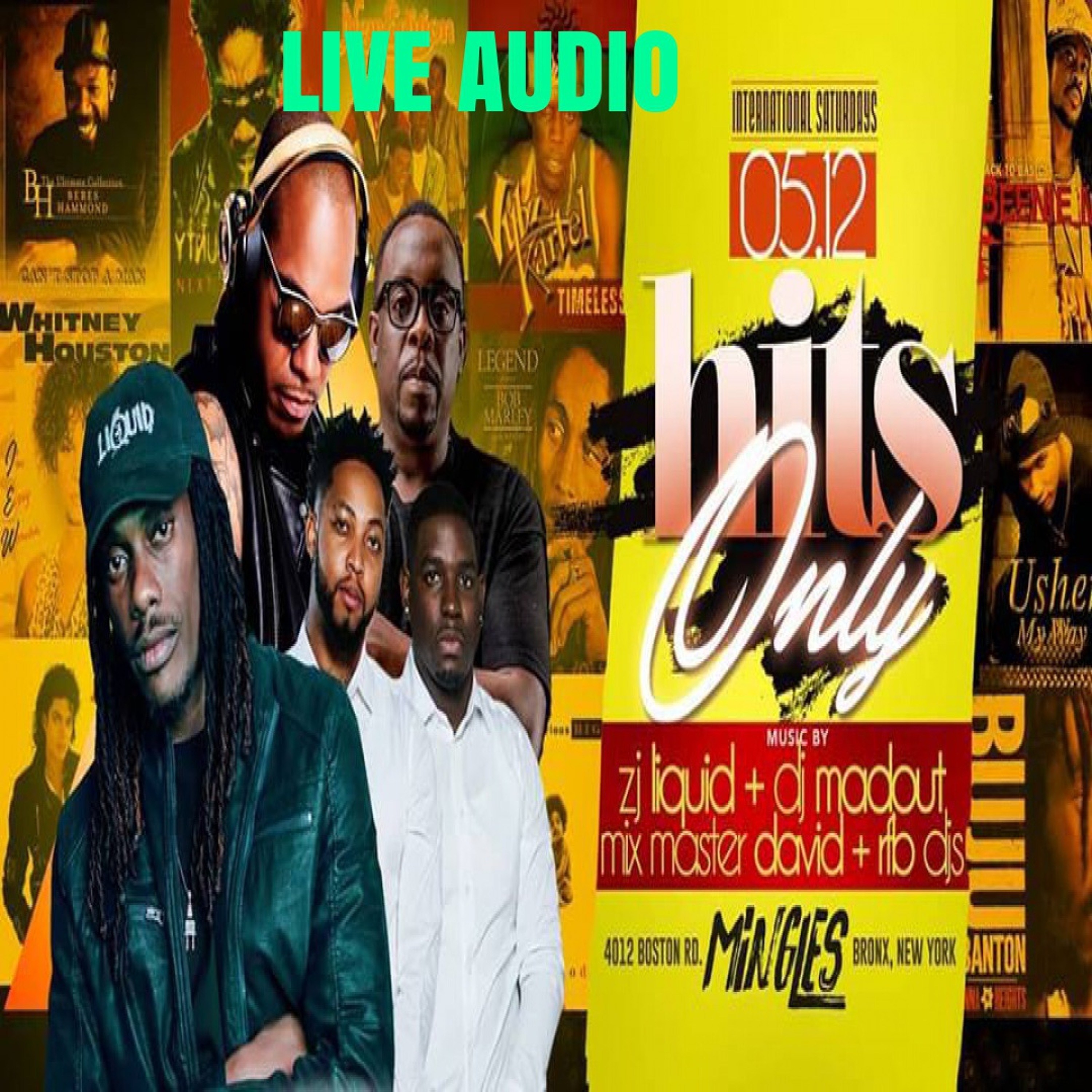 HITS ONLY FEAT DJ MADOUT   ZJ LIQUID  MIX MASTER DAVID AND RFB DJS LIVE AUDIO episode artwork