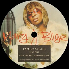 Mary J Blige - Unforgettable Family Affair (Robin Selecta edit)