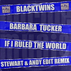 Blacktwins & Barbara Tucker - If I Ruled The World (Stewart & Andy Edit Remix)