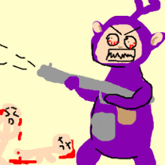 Flaming telly tubby$