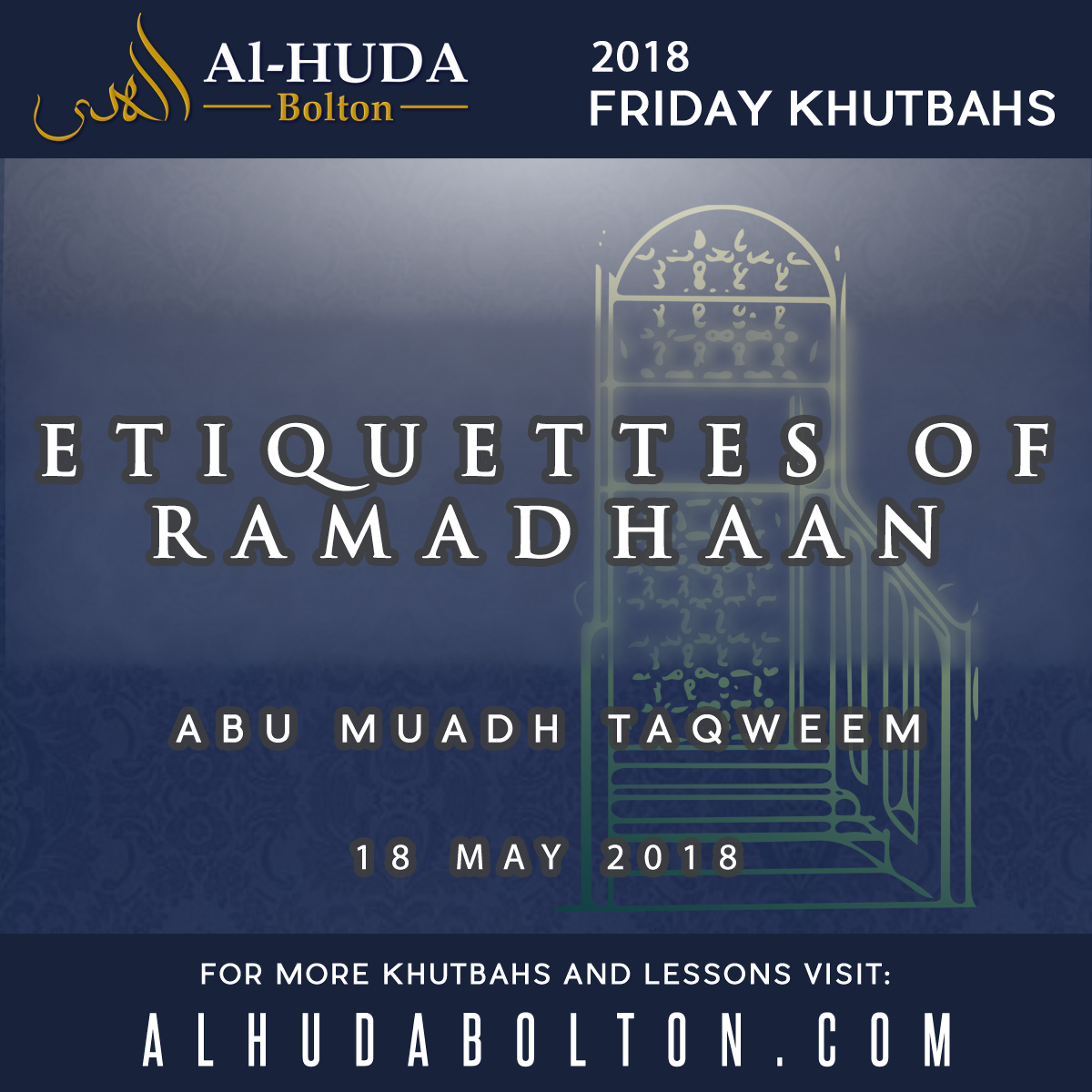 Etiquettes Of Ramadhaan