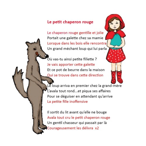 la maison du petit chaperon rouge