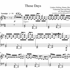 Those Days Piano Solo