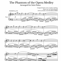 Phantom of the Opera Medley Piano Solo