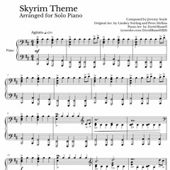 Skyrim Main Theme (Dragonborn) Piano Solo