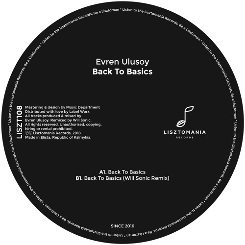 Evren Ulusoy - Back To Basics || Single