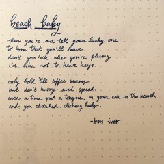 Beach Baby (Bon Iver cover)