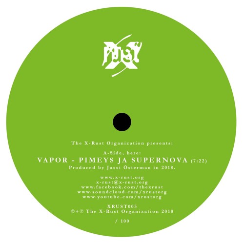 A. Vapor - Pimeys Ja Supernova
