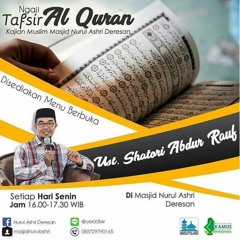 26 Maret 2018 - Tafsir Al Qur'an [Ustadz Syatori Abdurrauf] Masjid Nurul 'Ashri
