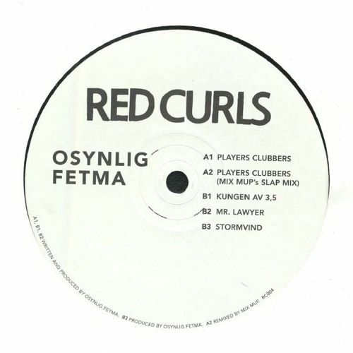 RED CURLS: OSYNLIG FETMA - PLAYERS CLUBBERS EP (RC004)