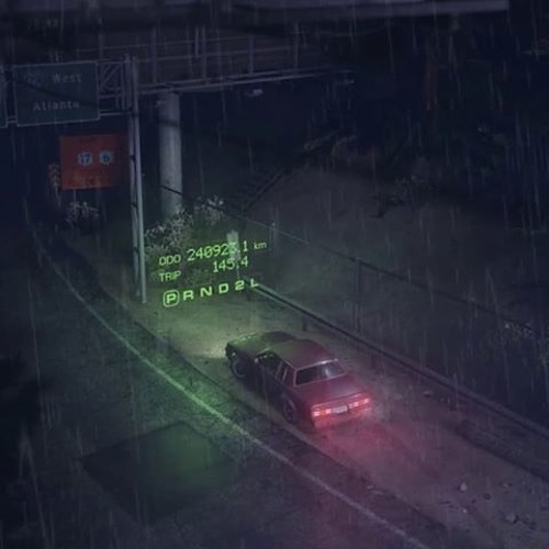 singularity by taehyung in your car on a rainy day