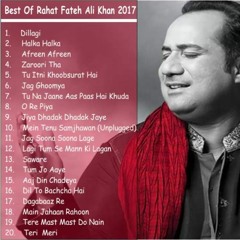 Best Of Rahat Fateh Ali Khan Songs Jukebox 2017  New Top  Latest Hits