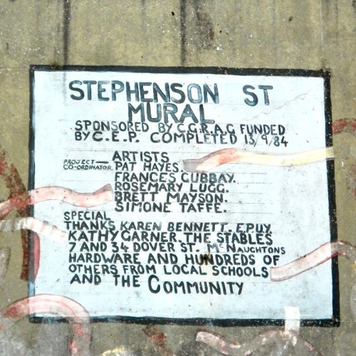 The Stephenson Street Mural - Simone Taffe