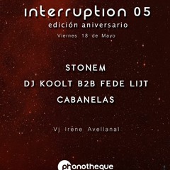 Cabanelas  - @Interruption @Phonotheque - 18/05/18