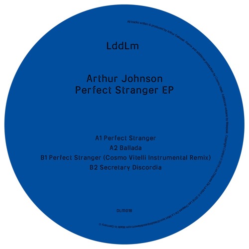 DLM018 B1 Arthur Johnson - Perfect Stranger (Cosmo Vitelli Instrumental Remix) PM